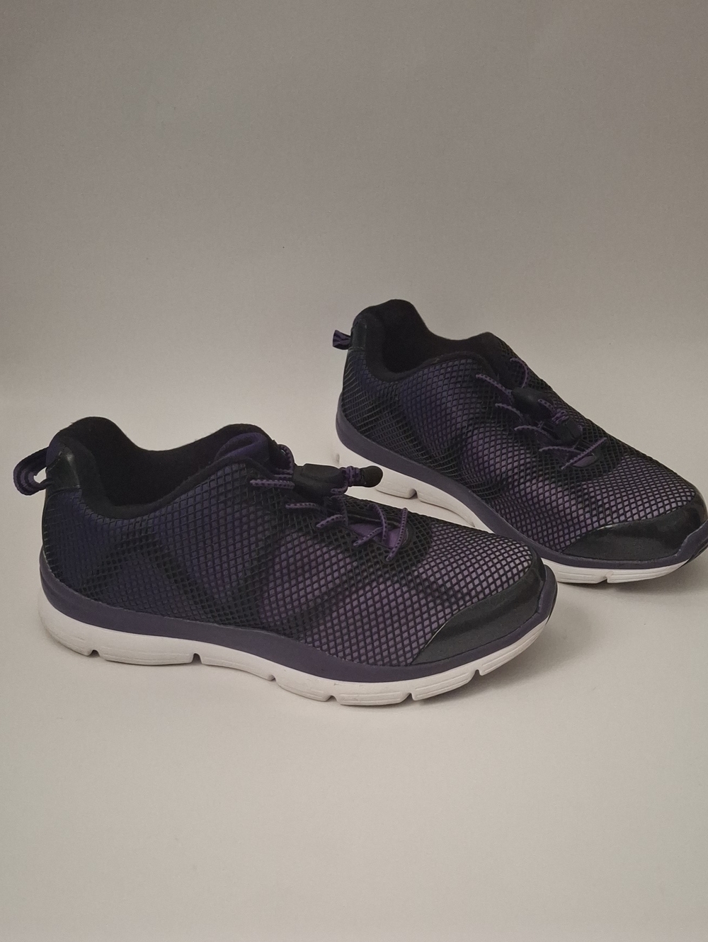 Dr. COMFORT Women's Lightweight Slip-On Athletic Sneakers in Purple